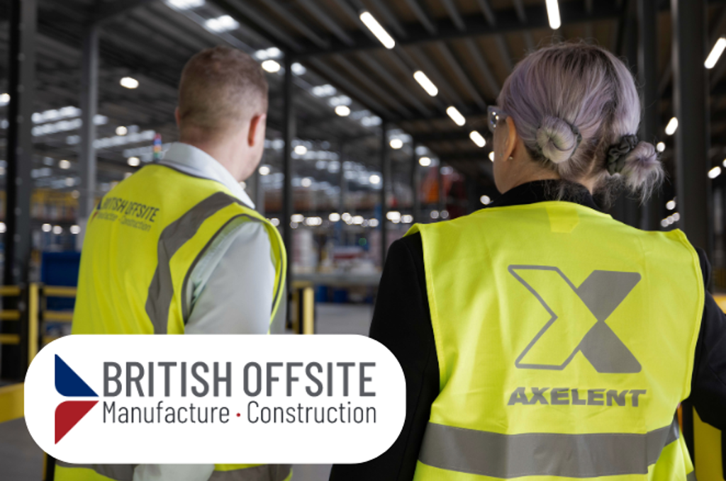 Watch a video showing Axelent's partnership with British Offsite in Essex Great Britain